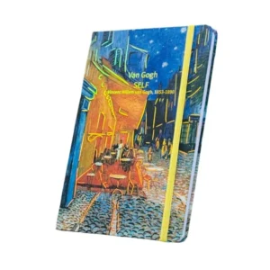 Van Gogh Temalı Göy Estetik Bloknot 228 13C– İncəsənət İlhamlı Gündəlik - Grido hədiyyə mağazası