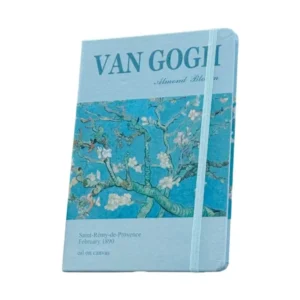 Van Gogh Temalı Mavi Estetik Bloknot 228 12A– İncəsənət İlhamlı Gündəlik - Grido hədiyyə mağazası