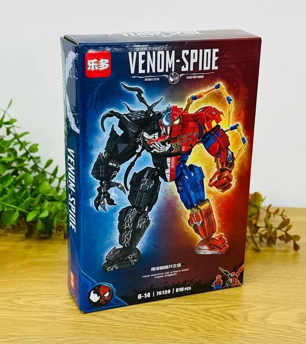 Venom–Spider Konstruksiya Oyuncağı (816 parça) - Grido hədiyyə mağazası
