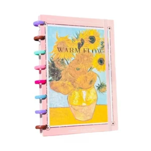 Warm Flower Düz Xəttli Bloknot - Van Gogh 32431 - Grido hədiyyə mağazası