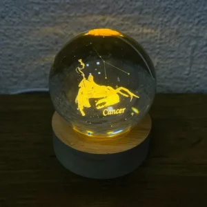 Xərçəng Bürcü Kürə İşıq (Kiçik 5.5 x 7.5 sm) - Grido hədiyyə mağazası