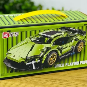 Yaşıl Supercar Konstruksiya Dəsti - Grido hədiyyə mağazası