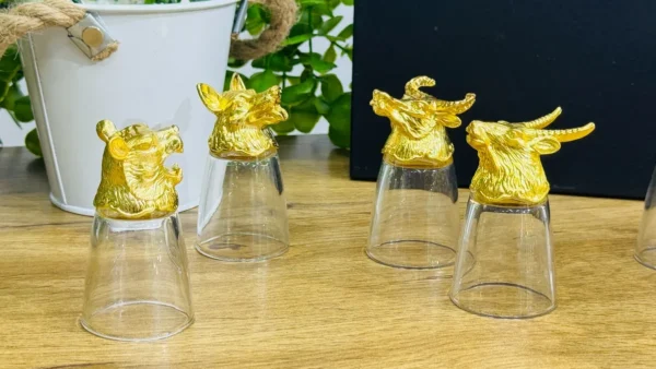 12 Bürc Heyvanlı Premium Rumka Dəsti Qızılı 12 Bürc Heyvanlı Premium Rumka Dəsti Qızılı - Grido hədiyyə mağazası