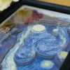 3D Çərçivə – “The Starry Night” Van Gogh 3D Yapışqanlı Kağız - Grido hədiyyə mağazası