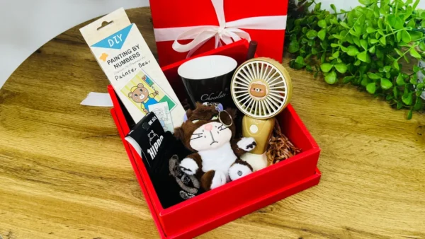 Ayı Dizaynlı Hədiyyə Seti Gift Box Ayı Dizaynlı Hədiyyə Seti Gift Box - Grido hədiyyə mağazası