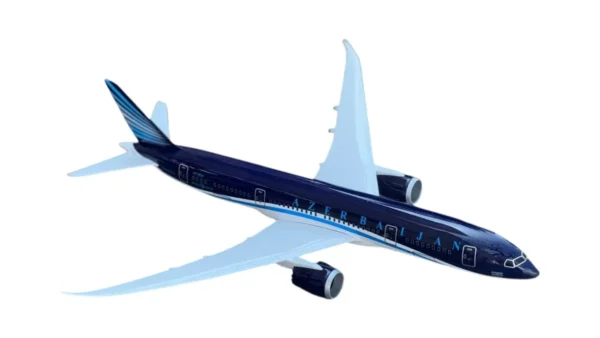 AZAL Təyyarə Maketi (Azerbaijan Airlines) 60 x 60 x 30 SM - Grido hədiyyə mağazası