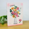 Gül Buketi Konstruksiya Seti – Interwoven Roses are in full bloom 518 Hissə - Grido hədiyyə mağazası