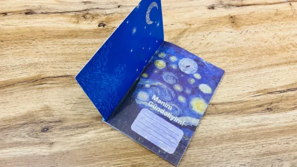 Gündəlik Planner Starry Night - Azərbaycan Dilində - Grido hədiyyə mağazası