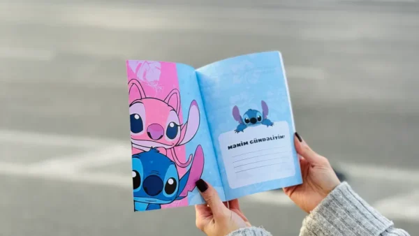 Gündəlik Planner – Stitch Dizayn (Sevimli, Cartoon) - Grido hədiyyə mağazası
