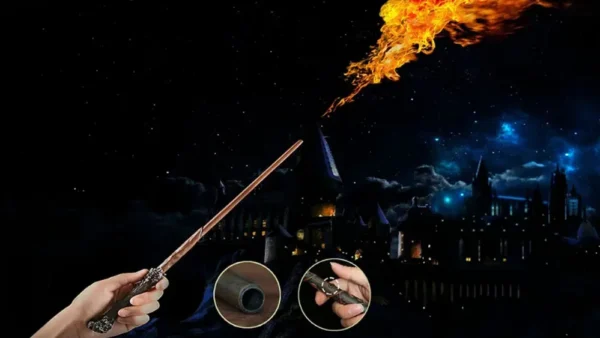 Hermione Granger Sehrli Əsa-Harry Potter Alov Effektli Sehrli Çubuq - Grido hədiyyə mağazası