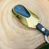 Honda Dizayn Elektron Alışqan 601 Qızılı – USB Şarjlı Açar Brelok, Windproof Elektrikli Lighter - Grido hədiyyə mağazası