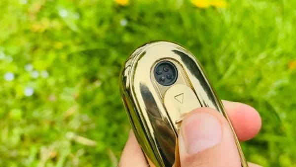 Honda Dizayn Elektron Alışqan 601 Qızılı – USB Şarjlı Açar Brelok, Windproof Elektrikli Lighter - Grido hədiyyə mağazası