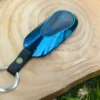 Honda Dizayn Elektron Alışqan Göy 601 – USB Şarjlı Açar Brelok, Windproof Elektrikli Lighter (Blue Metal) - Grido hədiyyə mağazası