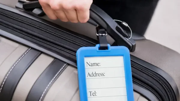 "LETS GO"TRAVEL IS MY JOY"Sarı Çamadan Etiketi - Grido hədiyyə mağazası