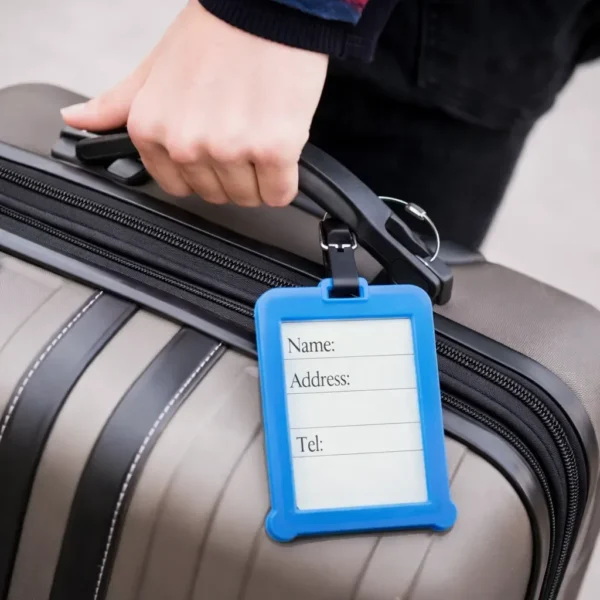"LETS GO"TRAVEL IS MY JOY"Sarı Çamadan Etiketi - Grido hədiyyə mağazası