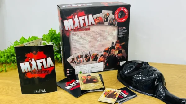 Mafia Stolüstü Oyun Dəsti (10 maska) Mafia Stolüstü Oyun Dəsti (10 maska) - Grido hədiyyə mağazası