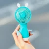 Maral Buynuzlu Əl Fanı Mavi Ventilator Maral Buynuzlu Əl Fanı Mavi Ventilator - Grido hədiyyə mağazası