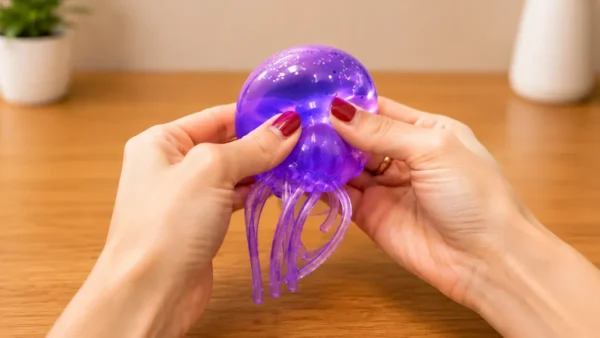 Meduza Squishy Bənövşəyi Nee Doh Antistress Oyuncağı - Grido hədiyyə mağazası