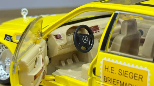 Mercedes-Benz AMG Sarı Yarış Modeli – Metal Maket - Grido hədiyyə mağazası