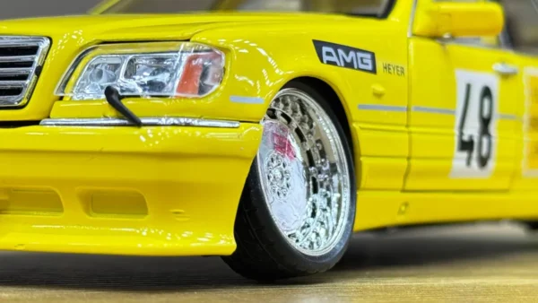 Mercedes-Benz AMG Sarı Yarış Modeli – Metal Maket - Grido hədiyyə mağazası