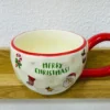 Merry Christmas Qırmızı Ağ Fincan Yeni il - Grido hədiyyə mağazası