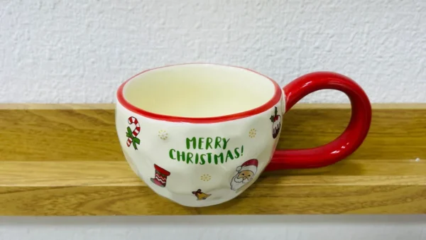 Merry Christmas Qırmızı Ağ Fincan Yeni il - Grido hədiyyə mağazası