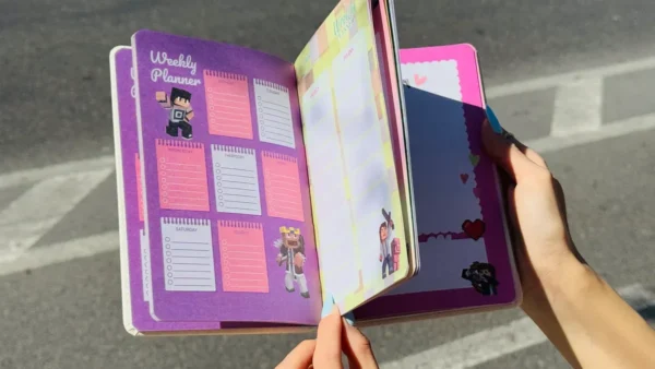 Minecraft Dizaynlı Planner - Grido hədiyyə mağazası