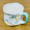 Mint Kəpənəkli Asimmetrik Fincan - Grido hədiyyə mağazası
