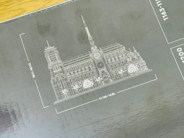 Notre-Dame Paris Architecture Konstruksiya Dəsti (4383 Hissə) - Grido hədiyyə mağazası