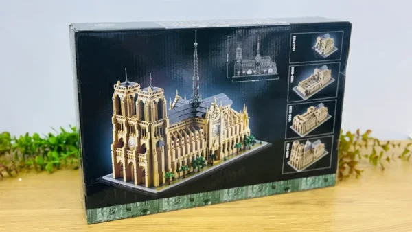 Notre-Dame Paris Architecture Konstruksiya Dəsti (4383 Hissə) - Grido hədiyyə mağazası