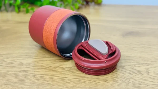 Paslanmaz Polad Bordo Termos Stəkan – 280 ml - Grido hədiyyə mağazası
