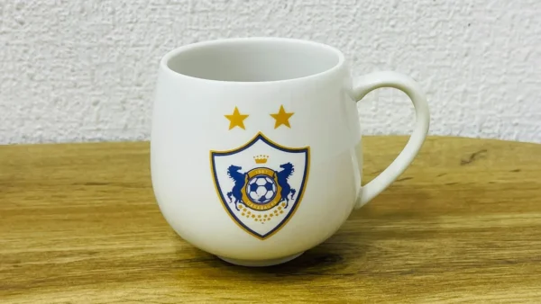 Qarabağ FK Loqolu Ağ Fincan - Grido hədiyyə mağazası