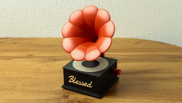 Retro Bluetooth Qramafon Dizaynlı Səsucaldıcı - Grido hədiyyə mağazası