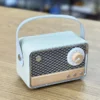 Retro Dizaynlı Yaşıl FM Radiolu Bluetooth Mini Səsucaldıcı - Grido hədiyyə mağazası