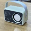 Retro Dizaynlı Yaşıl FM Radiolu Bluetooth Mini Səsucaldıcı - Grido hədiyyə mağazası