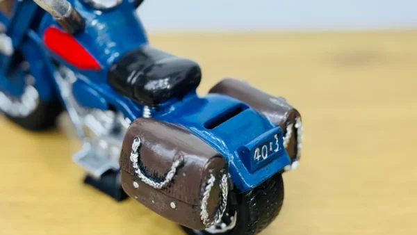 Retro Motosiklet Formalı Dekorativ Kassa Göy - Grido hədiyyə mağazası