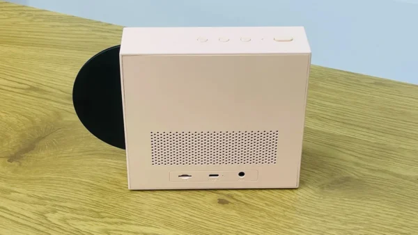 Retro Qrammofon Dizaynlı İşıqlı Bluetooth Dinamik - Grido hədiyyə mağazası