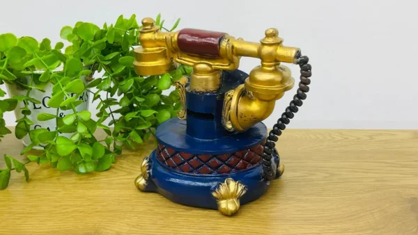 Retro Telefon Dizaynlı Masaüstü Saat (16 x 18 sm) - Grido hədiyyə mağazası