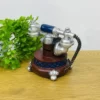 Retro Telefon Dizaynlı Masaüstü Saat ( 16 x 18 sm ) - Grido hədiyyə mağazası