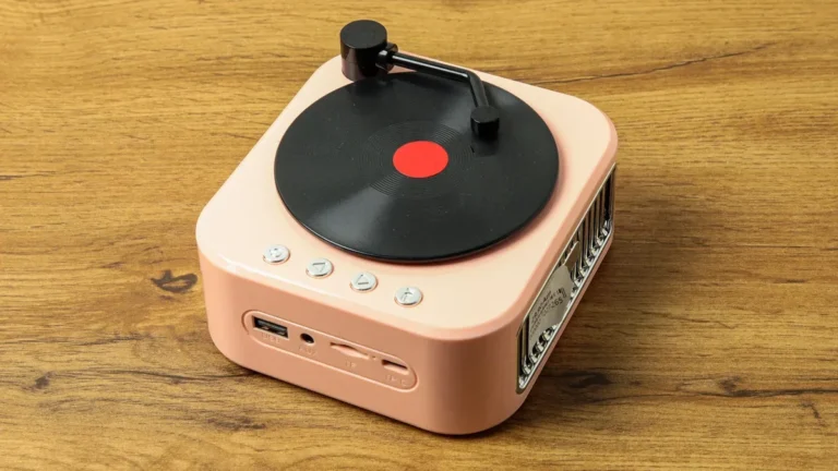 Retro Vinil Stilində Bluetooth Dinamik - Grido hədiyyə mağazası