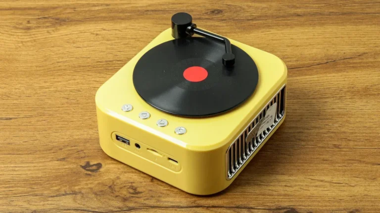 Retro Vinil Stilində Bluetooth Dinamik - Grido hədiyyə mağazası