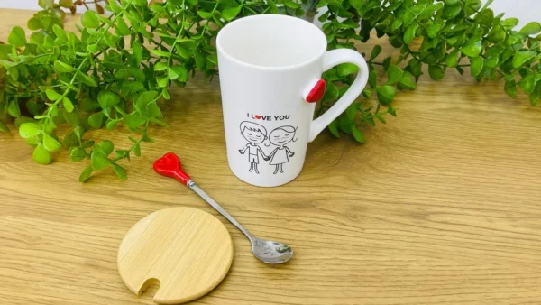 Romantik Fincan 14 Fevral Temalı 5013 - Grido hədiyyə mağazası