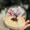 Sakura İşıqlı Kolba Suvenir – 10 sm - Grido hədiyyə mağazası