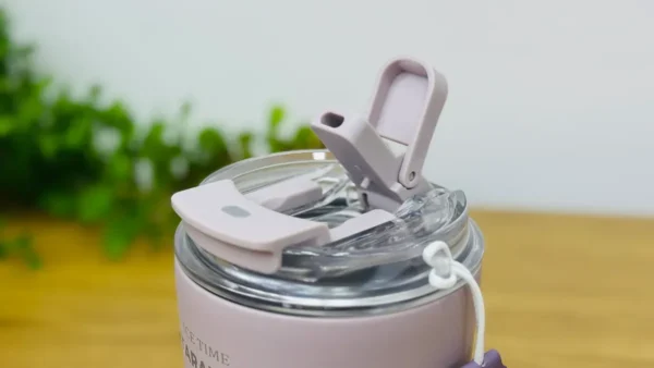 Sitarayuri Termos Bənövşəyi Kofe Stəkanı – 360 ml - Grido hədiyyə mağazası