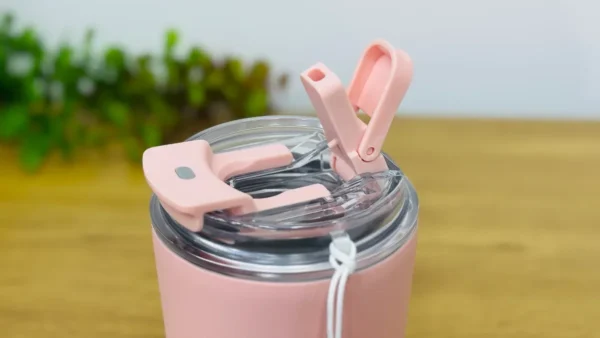 Sitarayuri Termos Çəhrayı Kofe Stəkanı – 360 ml Sitarayuri Termos Çəhrayı Kofe Stəkanı – 360 ml - Grido hədiyyə mağazası
