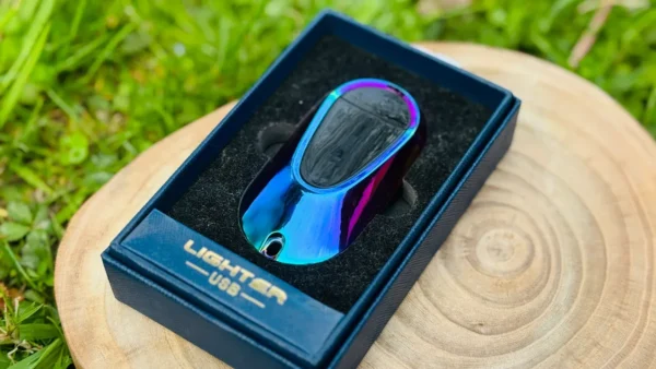 Toyota Dizayn Elektron Alışqan Bənövşəyi 957– USB Şarjlı Açar Brelok, Küləyə Davamlı Elektrikli Lighter (Bənövşəyi Metal) - Grido hədiyyə mağazası