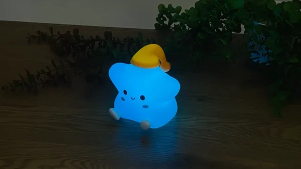 Ulduz Formalı Silikon Lampa - Grido hədiyyə mağazası