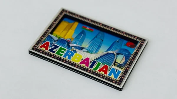 Azərbaycan Ornamentli Çərçivə Maqnit - Grido hədiyyə mağazası