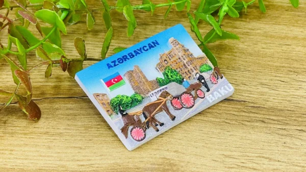 Azərbaycan Suveniri Soyuducu Maqnit – İçərişəhər və Qoşa Qala Qapısı Azərbaycan Suveniri Soyuducu Maqnit – İçərişəhər və Qoşa Qala Qapısı - Grido hədiyyə mağazası
