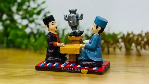 Azərbaycan Temalı Nərd Səhnəsi Miniatürü (Suvenir) – 10x8 sm - Grido hədiyyə mağazası